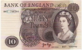 Bank Of England 10 Pound Notes 10 Pounds, from 1971